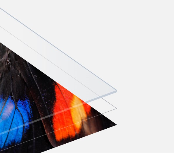 Artglass UV99 2mm. Regular glass with ~99% UV protection. 1200x1600mm. 4 sheets per box. Total 7.68m2. Sqm price 30€