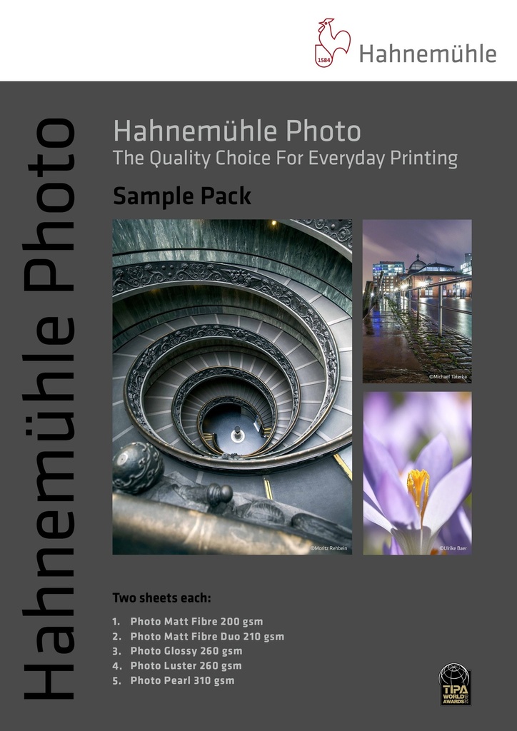 Hahnemühle Photo - Media Sampler 5 x 11 cm