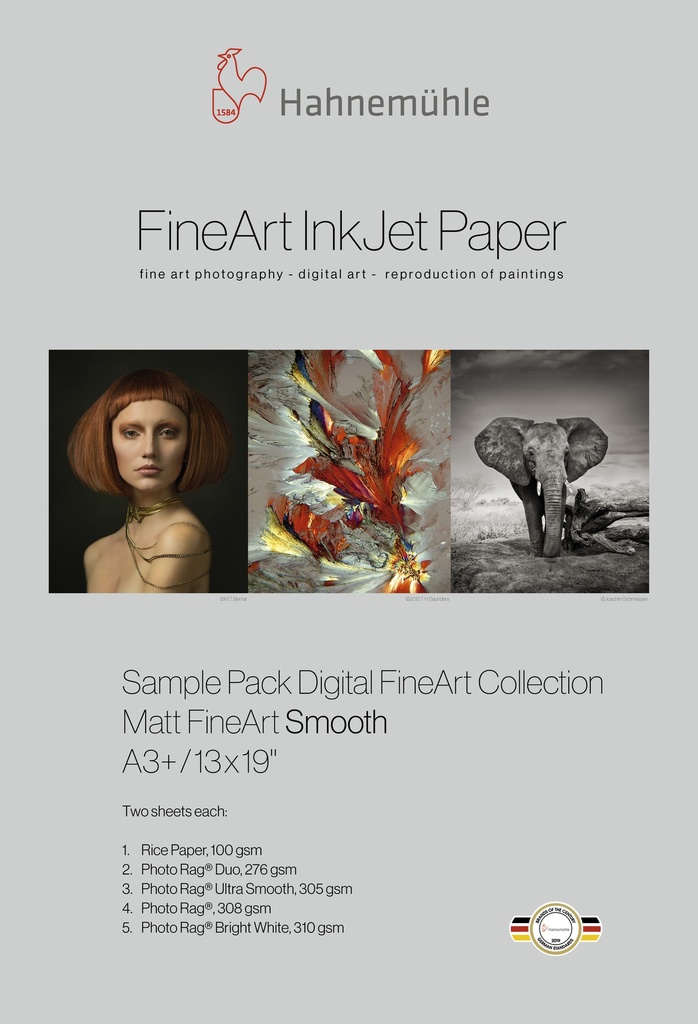 Digital FineArt - Sample Pack Matt FineArt - Smooth, A3+