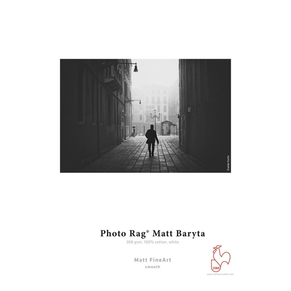 Hahnemühle Photo Rag Matt Baryta 308 gsm 24" (61cm) x12m