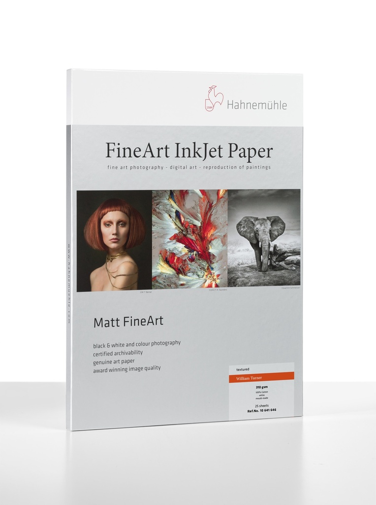 Hahnemühle William Turner 190 gsm, Box A4, 25 sheets