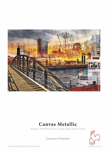 [10643525] Canvas Metallic 350 gsm 36"Roll x 12 m