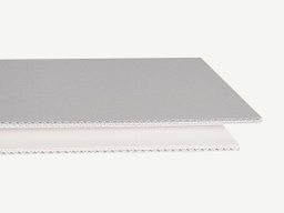 [BC019641] Backing board. Light grey/natural white. 6.4mm 1.82x2.52m. full sheet